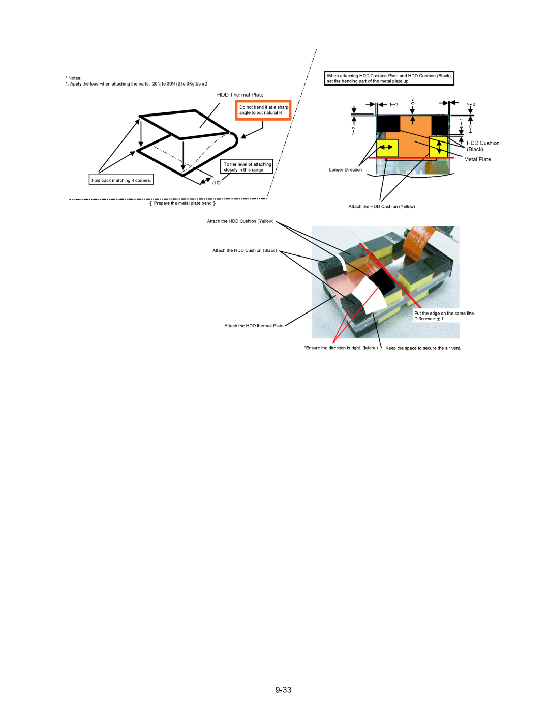 Matsushita CF-30CTQAZBM service manual HDD Thermal Plate 