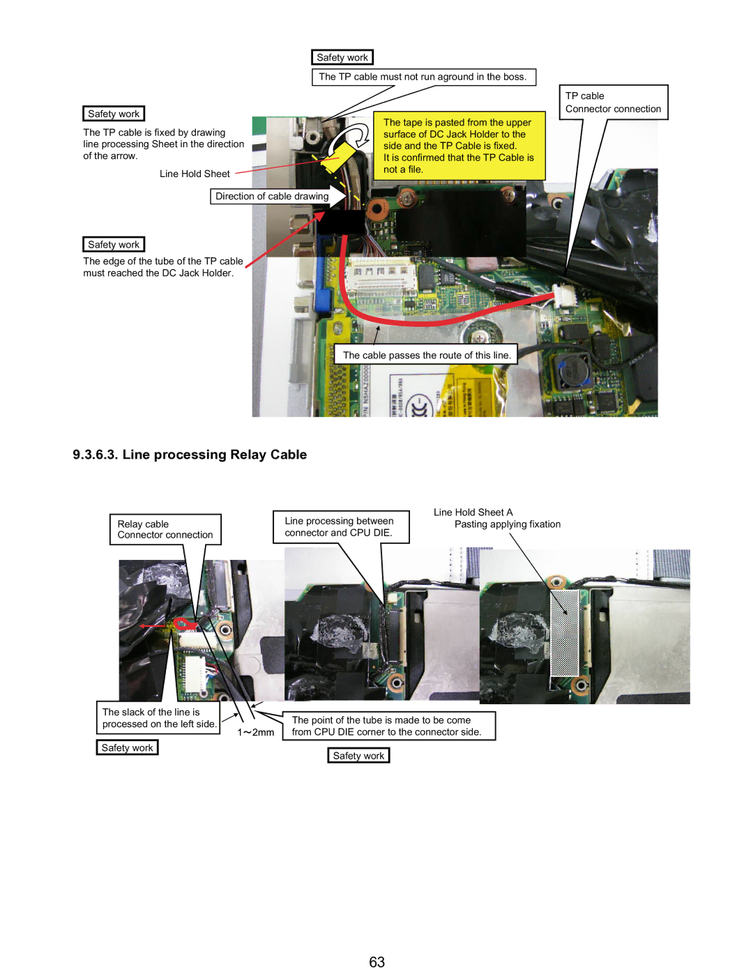 Matsushita CF-T5LWETZ1 2 service manual Line processing Relay Cable 