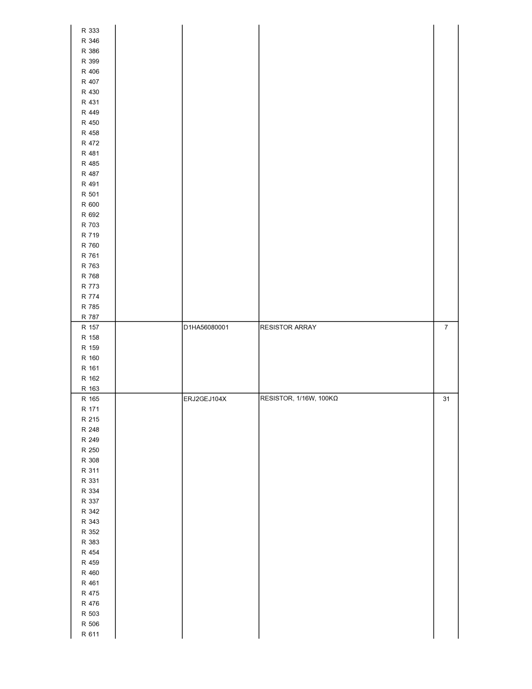 Matsushita CF-T5LWETZ1 2 service manual ERJ2GEJ104X 