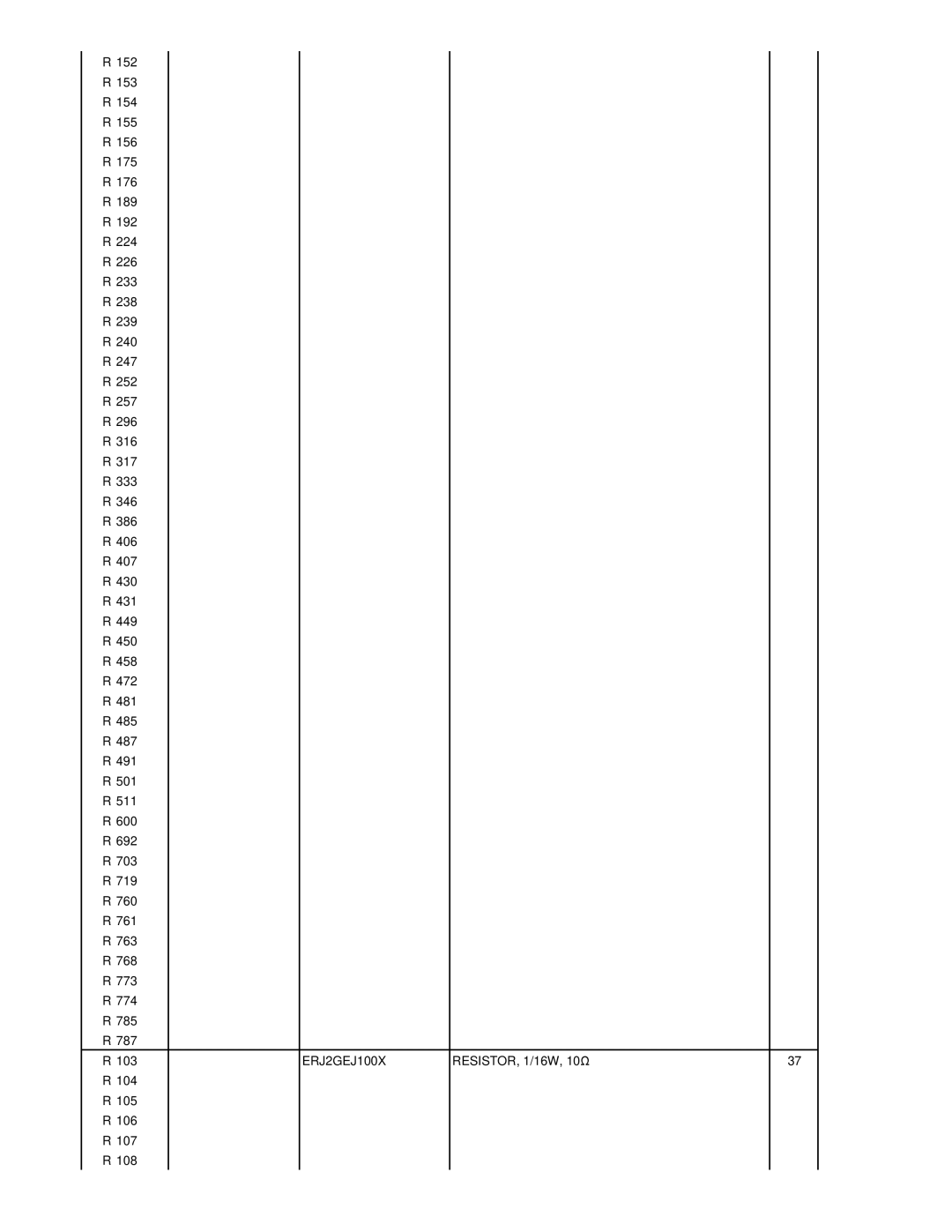 Matsushita CF-W5LWEZZ1 2 service manual ERJ2GEJ100X 