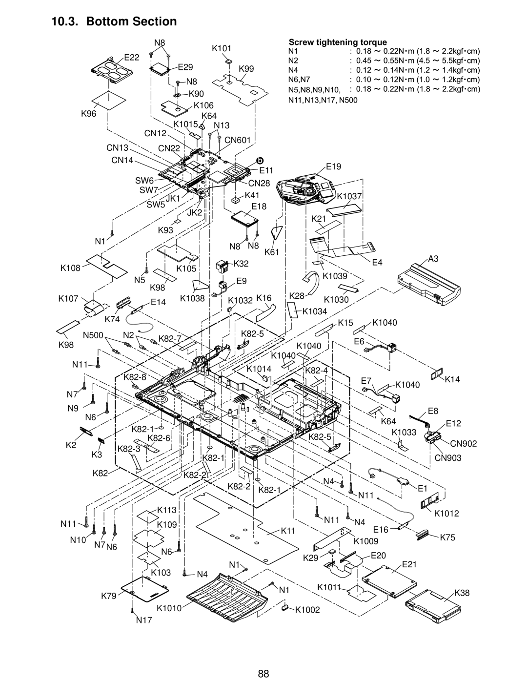 Matsushita CF-W5LWEZZ1 2 service manual SW6 