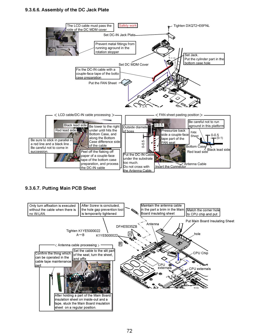 Matsushita CF-Y5LWVYZ 1 2 service manual DFHE5035ZB, Cpu 