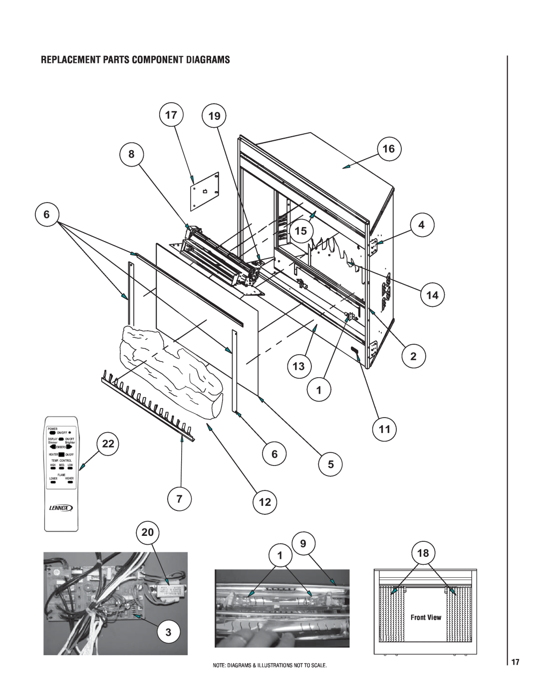 Matsushita MPE-33R Replacement Parts Component Diagrams, 712 20, Note Diagrams & Illustrations Not To Scale, On/Off, High 