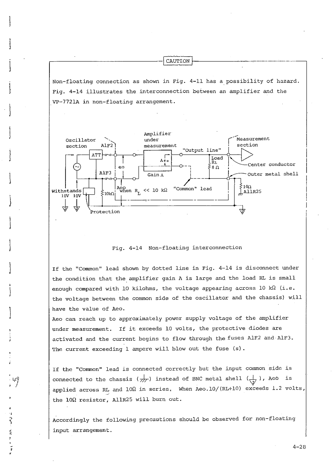 Matsushita VP-7721A manual 