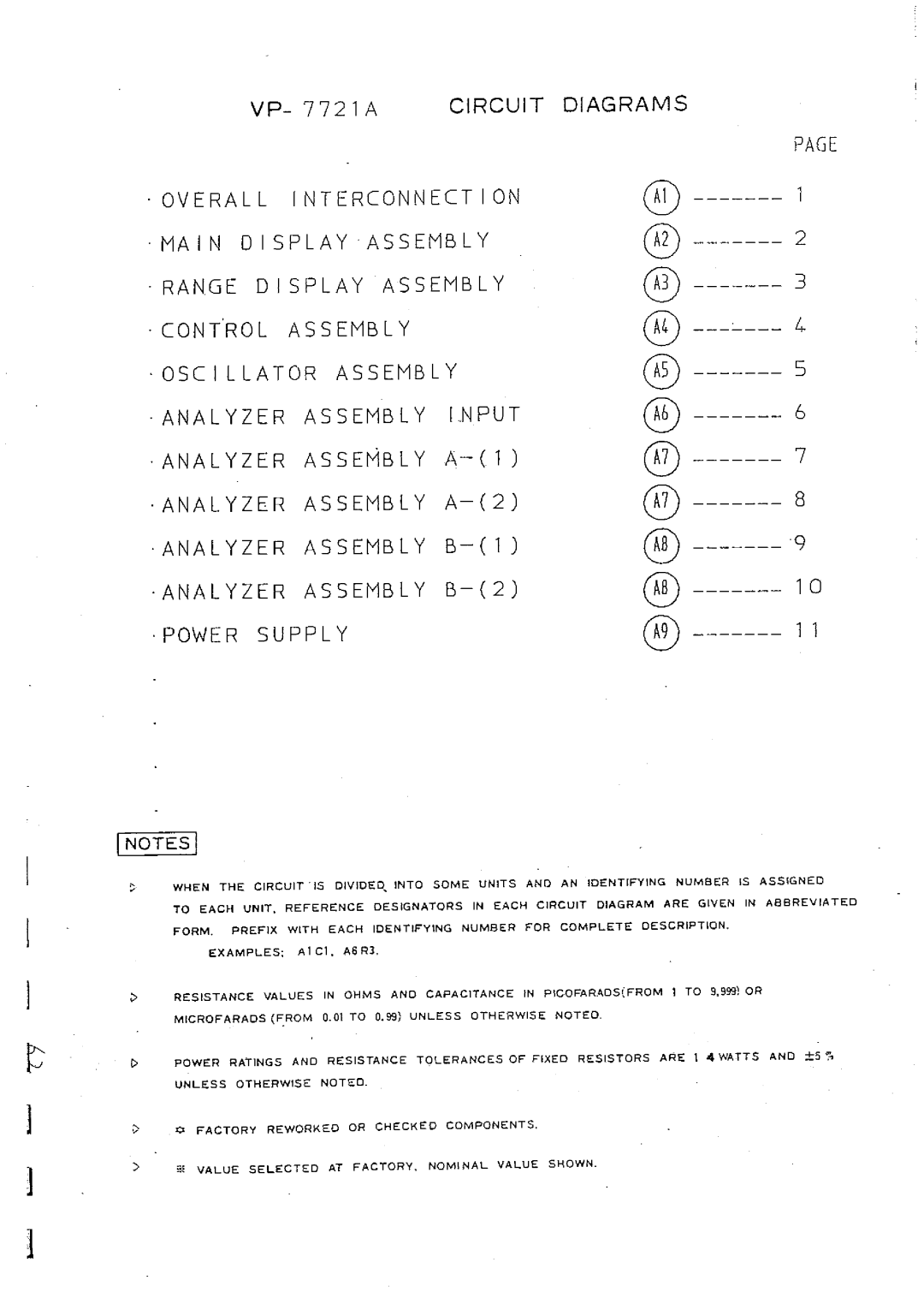 Matsushita VP-7721A manual 