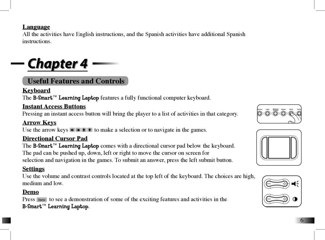 Mattel B-Smart manual Useful Features and Controls 