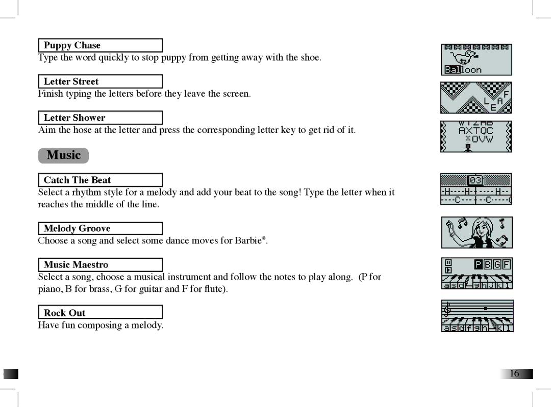 Mattel B-Smart manual Music 