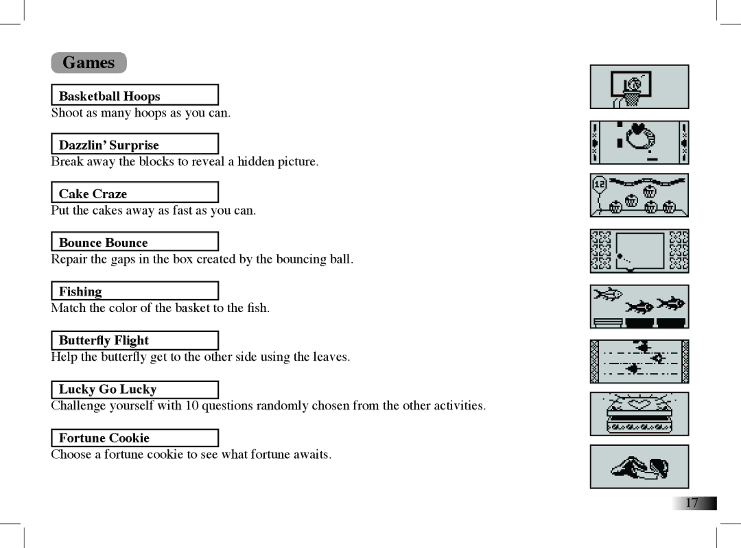 Mattel B-Smart manual Games 