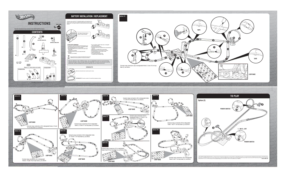 Mattel manual Y0267-0920 