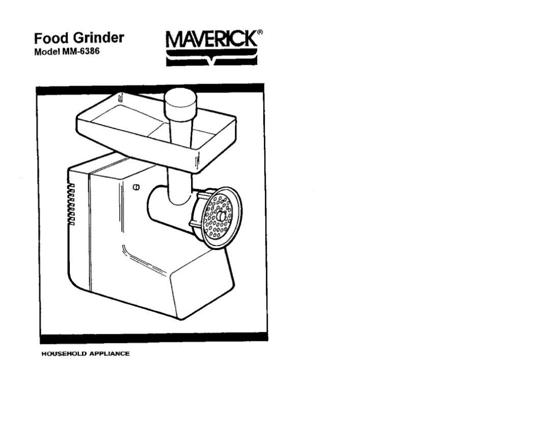 Maverick Ventures MM-6386 manual 