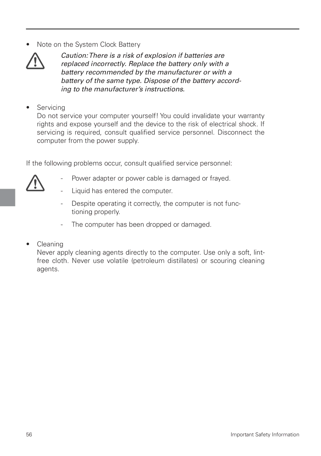 MAXDATA 8100 IWS user manual Important Safety Information 