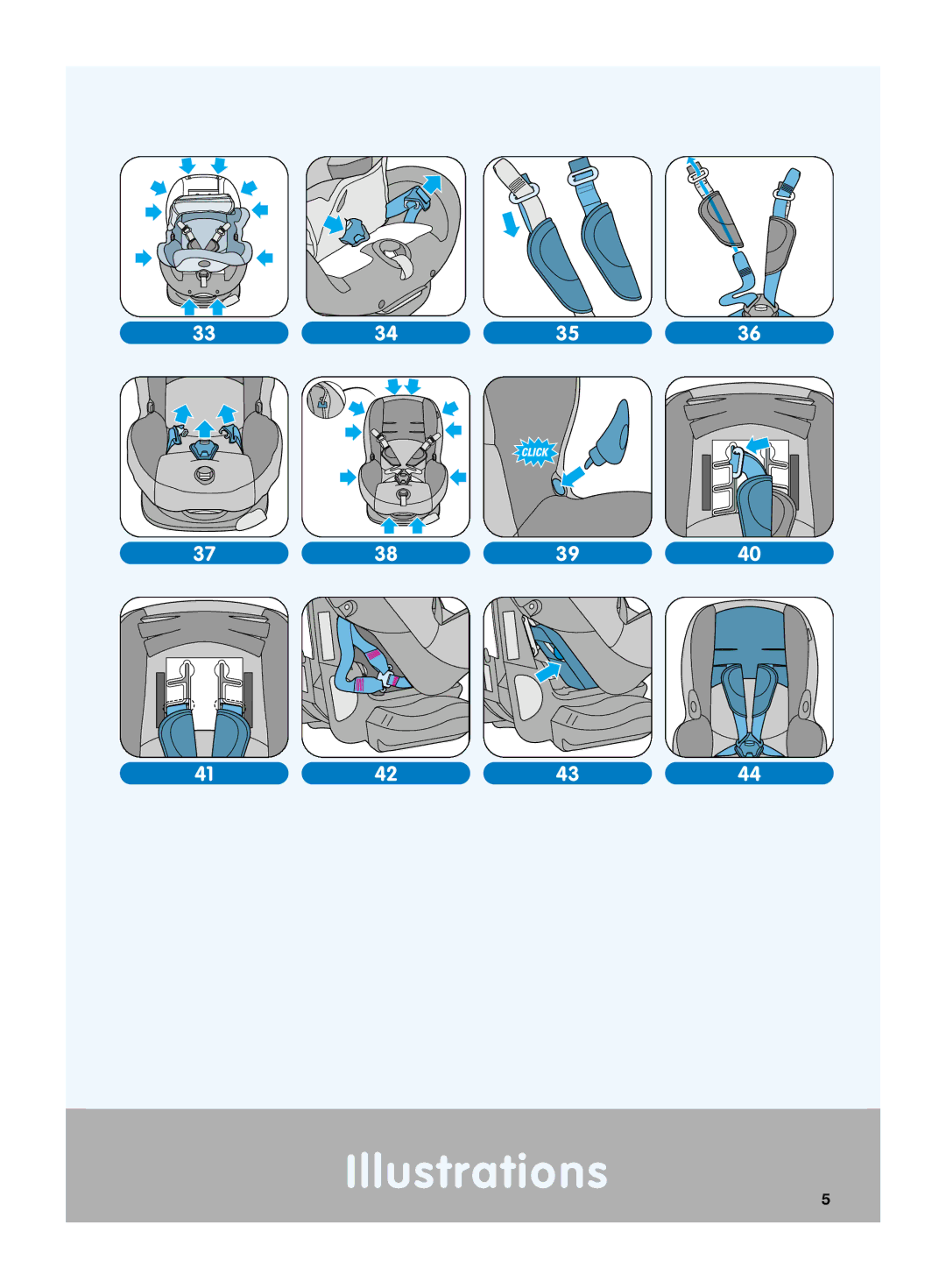 Maxi-Cosi Priori XP manual Illustrations 