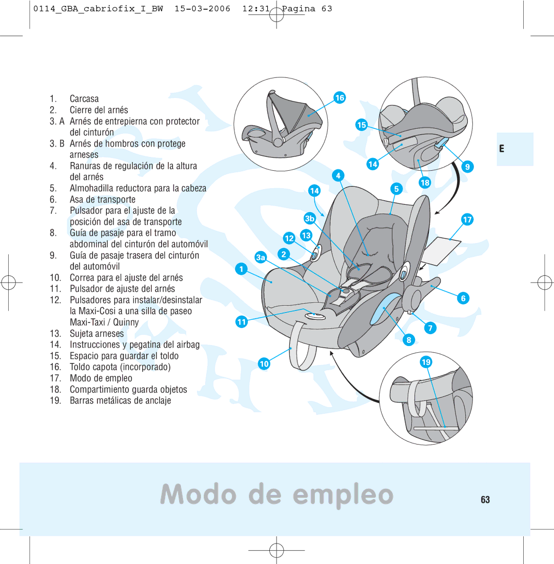 Maxi-Cosi THE SAFE WORLD OF I manual Modo de empleo 