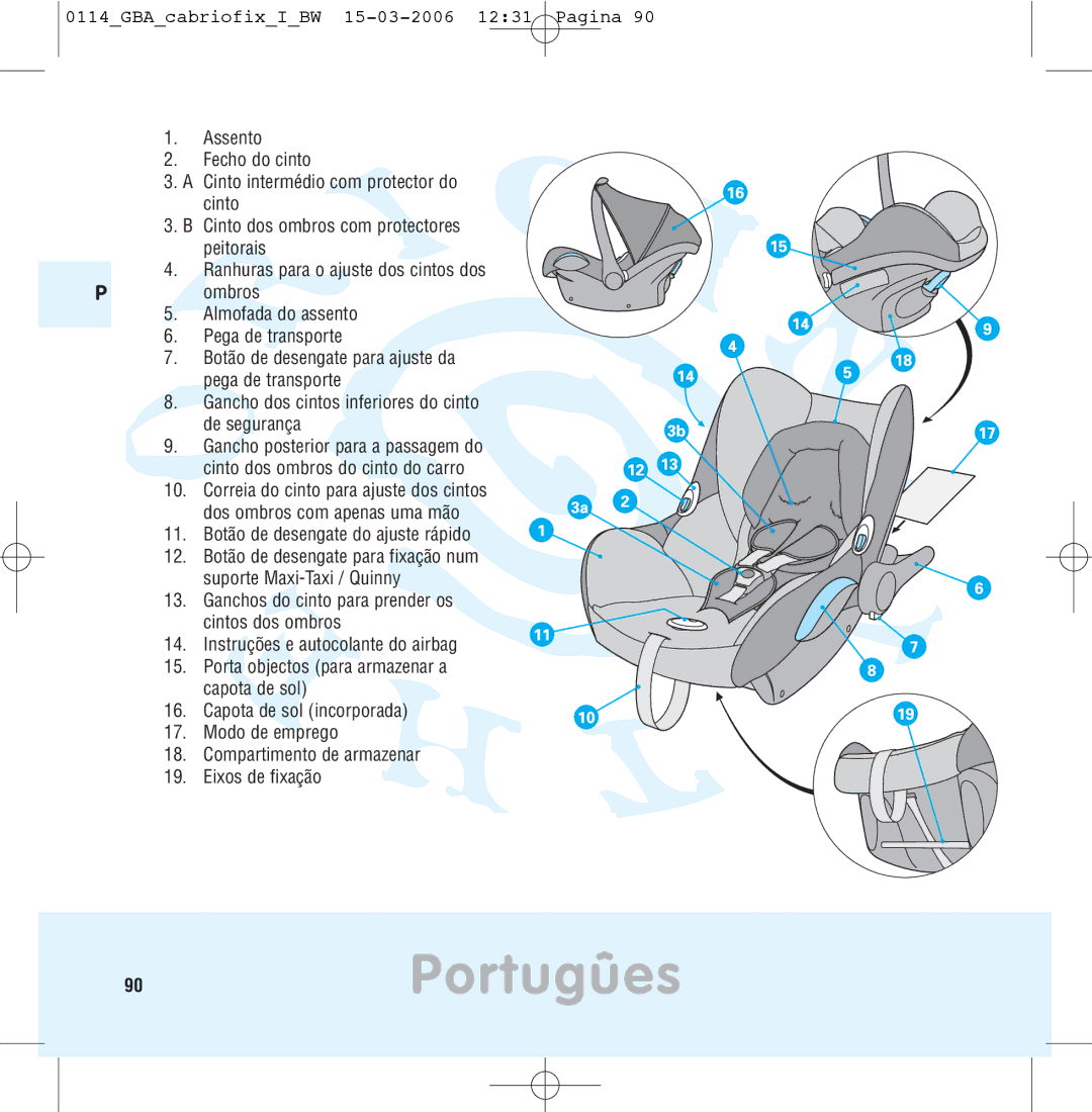 Maxi-Cosi THE SAFE WORLD OF I manual 90Portugûes 