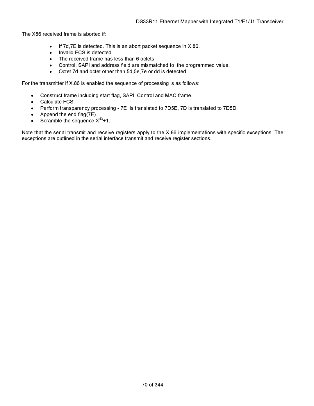 Maxim DS33R11 specifications 