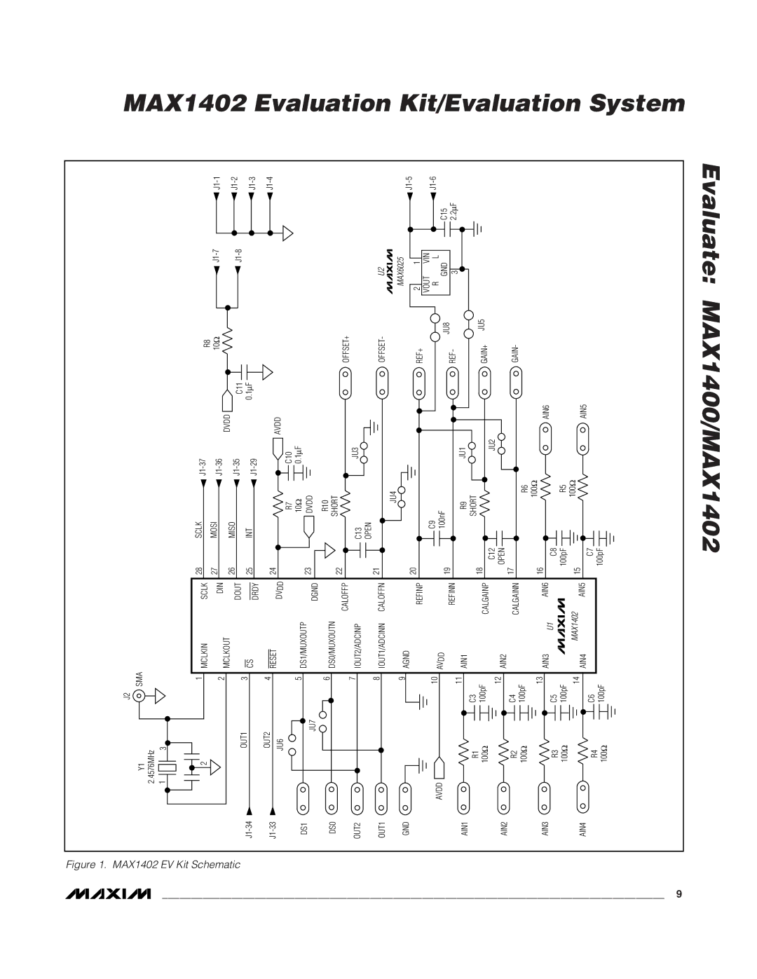 Maxim manual MAX1400/MAX1402 Evaluate 