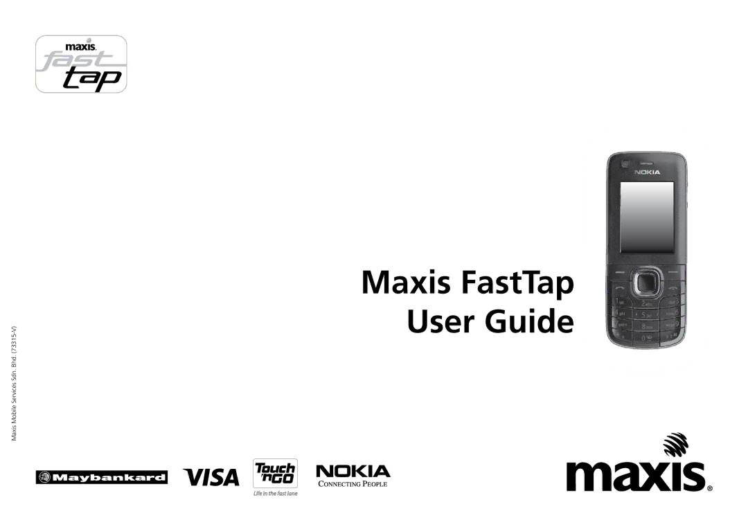 Maxis 73315-V manual Maxis FastTap User Guide 