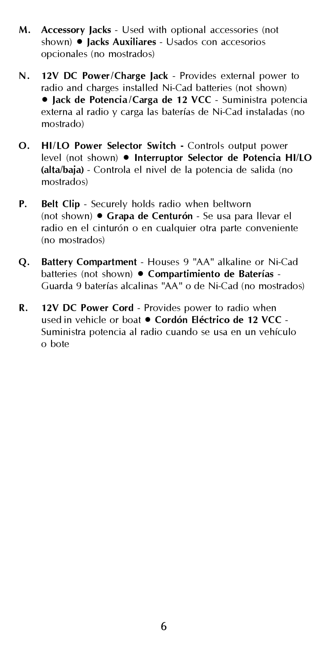 Maxon Telecom HCB-10C owner manual 