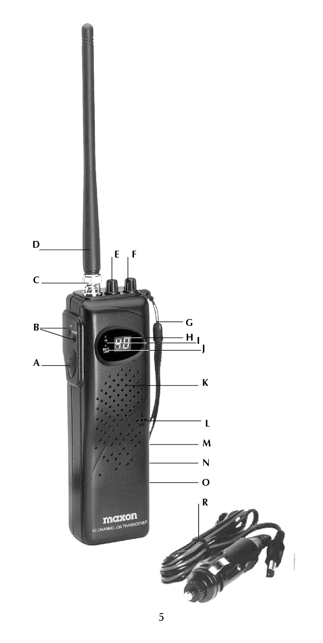 Maxon Telecom HCB-10C owner manual 