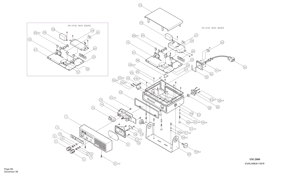 Maxon Telecom SM-2000 service manual 