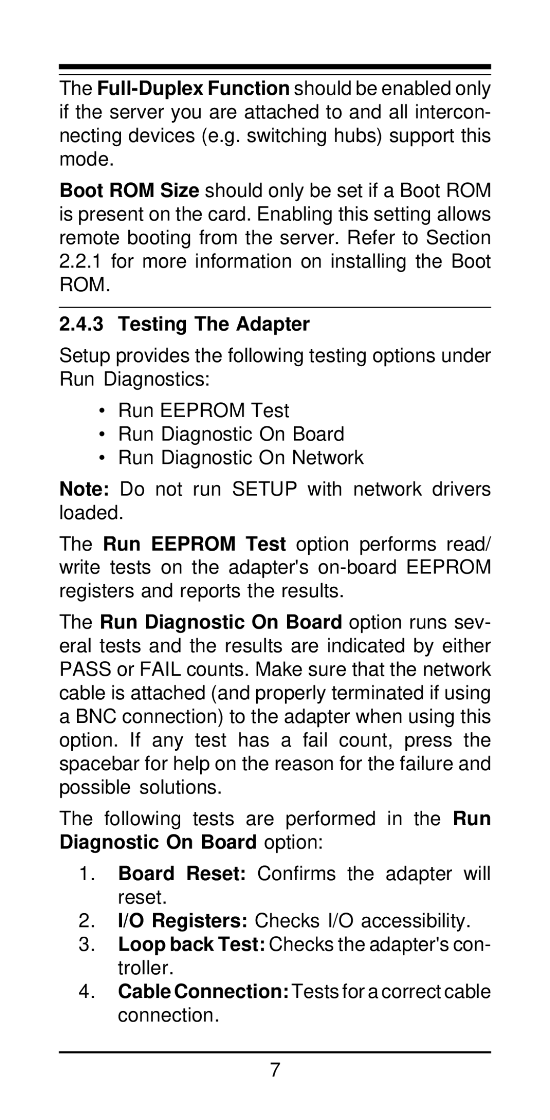 MaxTech NX-32PCI manual Testing The Adapter 