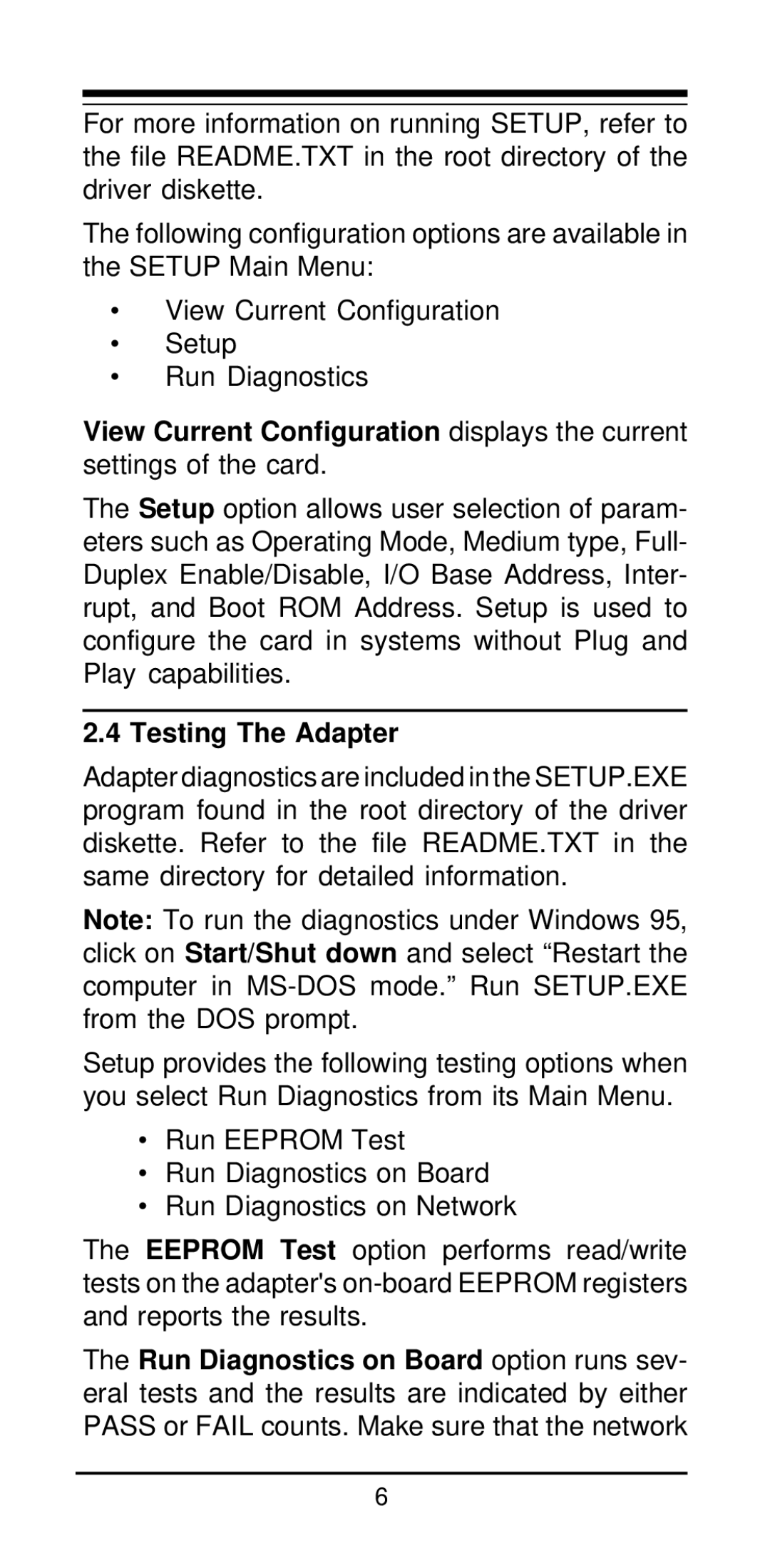 MaxTech NXP-16 manual Testing The Adapter 