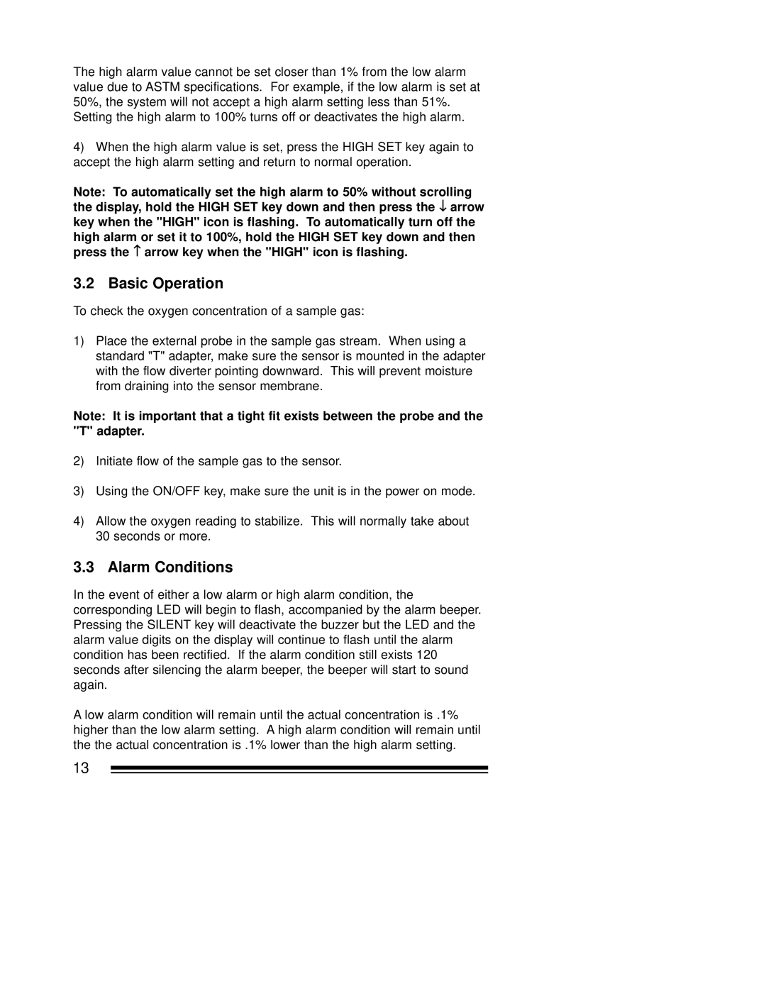 MaxTech OM-25ME operating instructions Basic Operation 