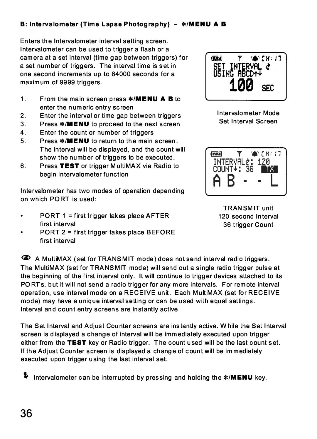 MaxTech Transceiver manual From the main screen press ~/MENU A B to 