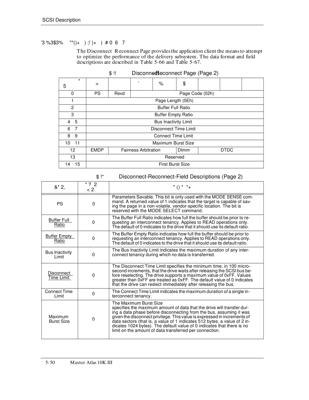 Maxtor manual Disconnect-Reconnect, Maxtor Atlas 10K IIIUGTXGFHQTVJG5%5+%%5QRGTCVKPIOQFG, Emdp, Dtdc 