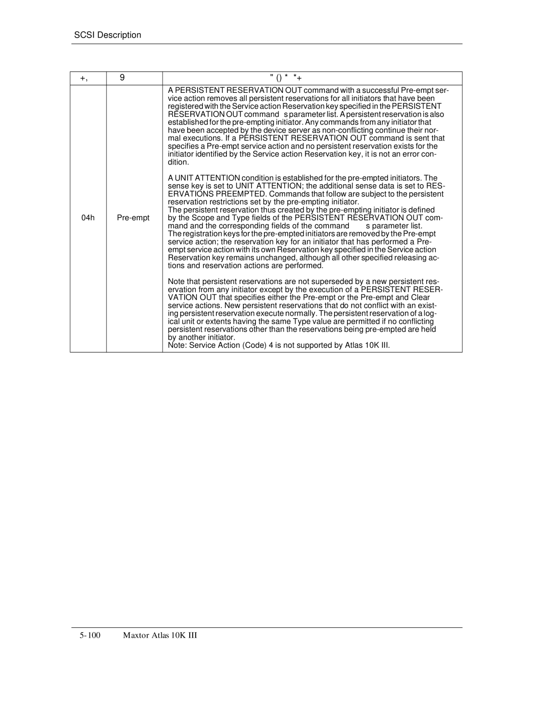 Maxtor 10K III manual QFG04h, Pre0COG-empt 