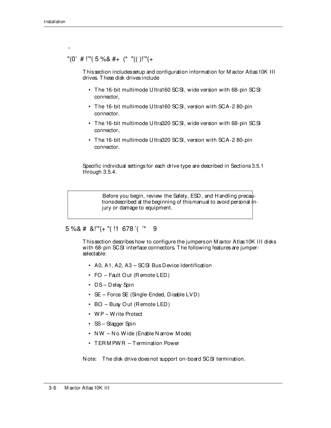 Maxtor 10K III manual #76+10 