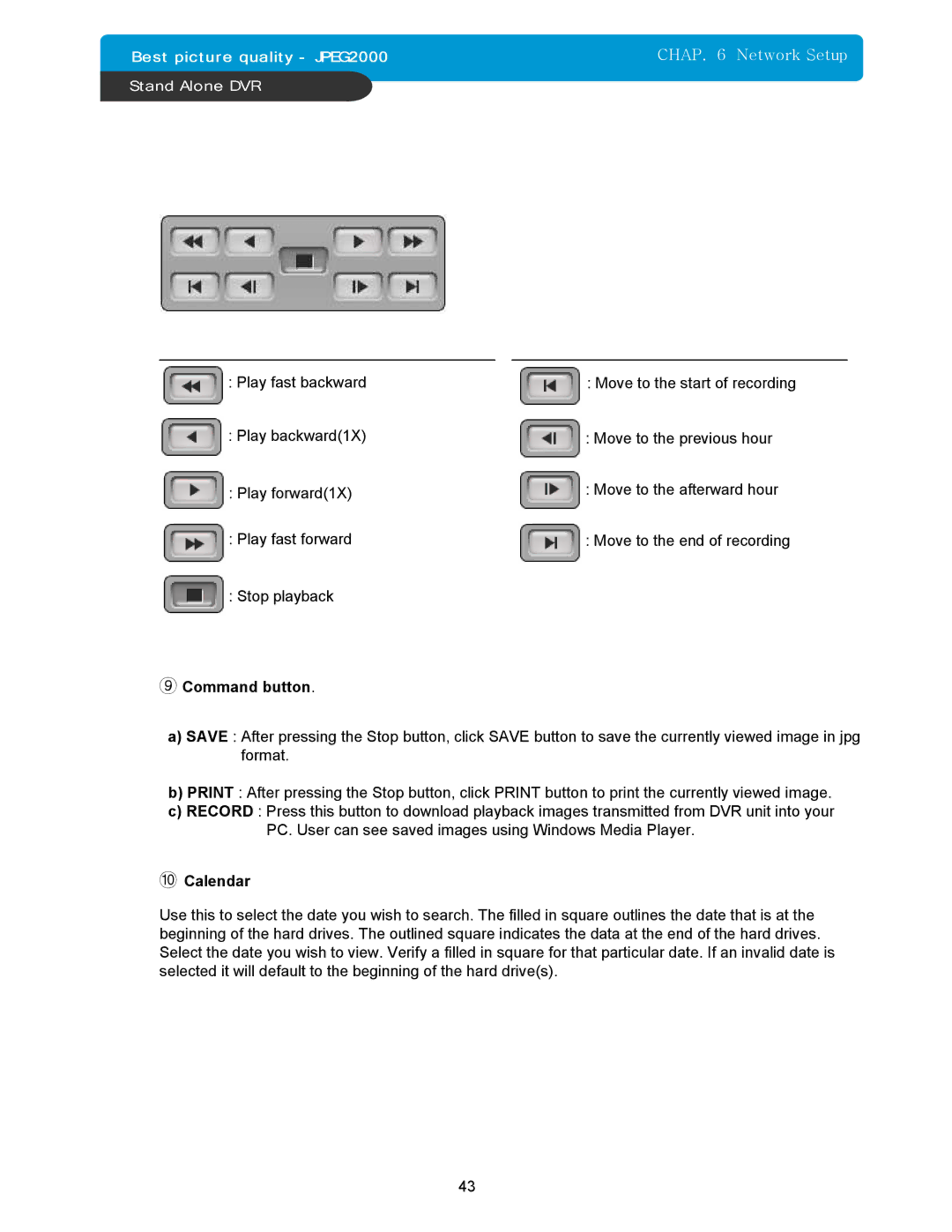 Maxtor 16Channel Stand Alone DVR manual Chap Network Setup 