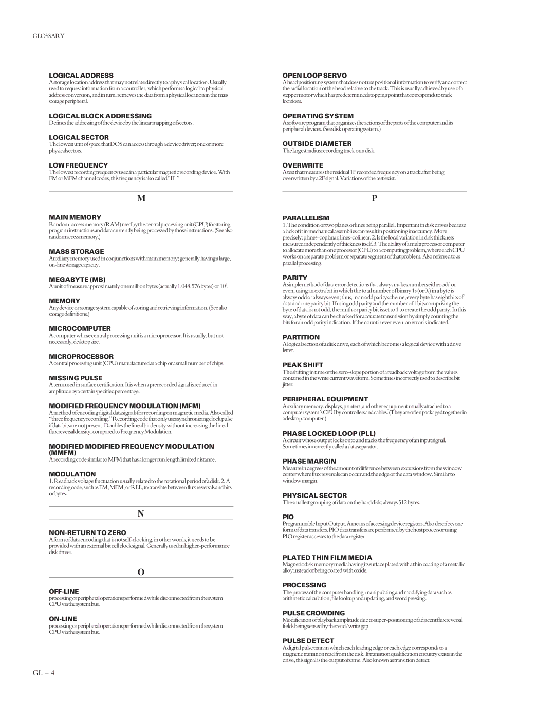 Maxtor 5120 manual Logical Block Addressing 