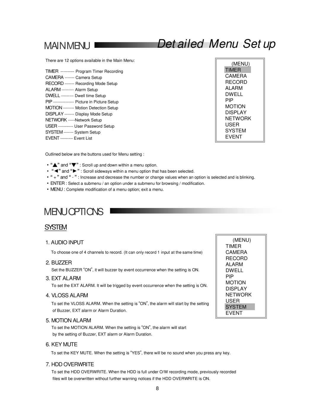 Maxtor 773W V1.0 user manual System 