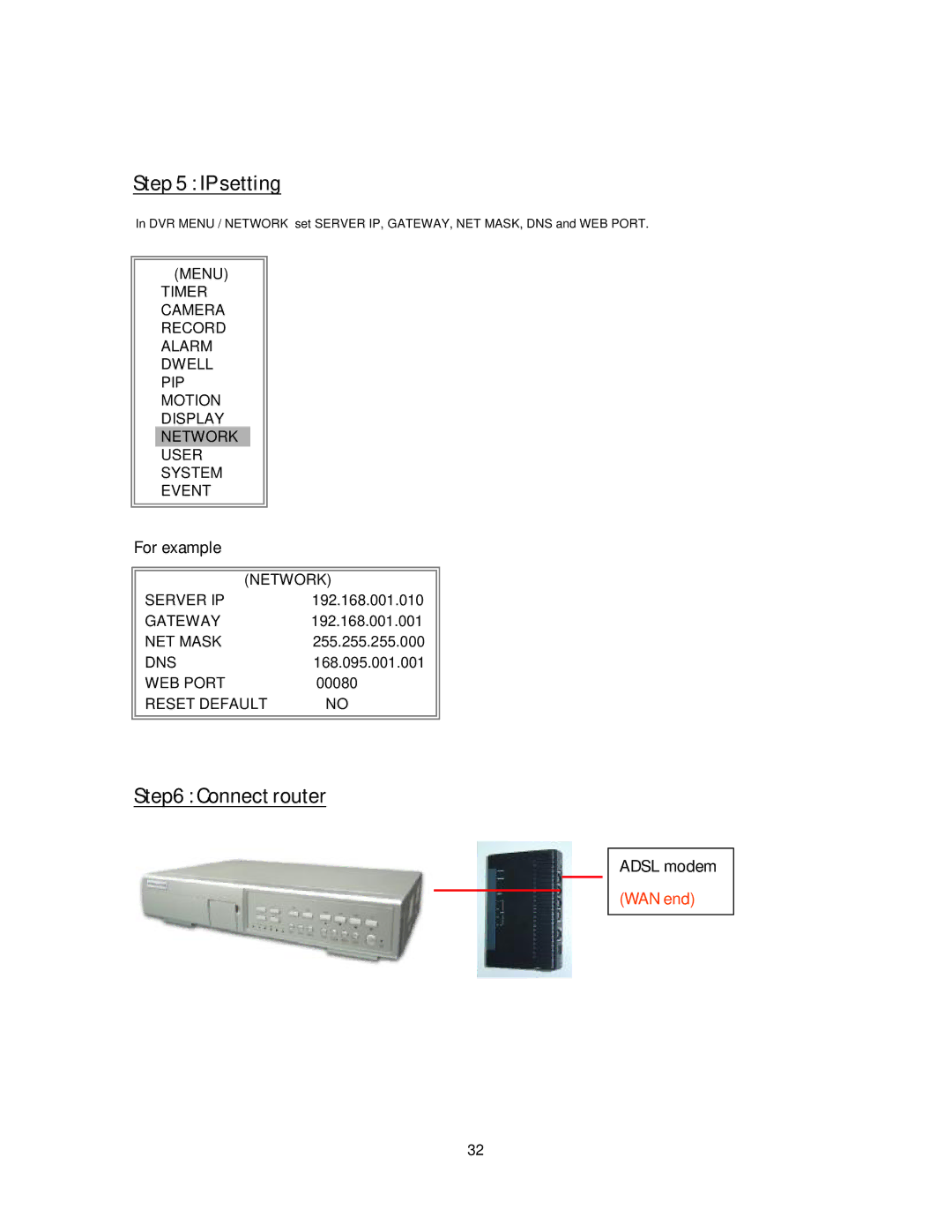 Maxtor 773W V1.0 user manual IP setting, Connect router 