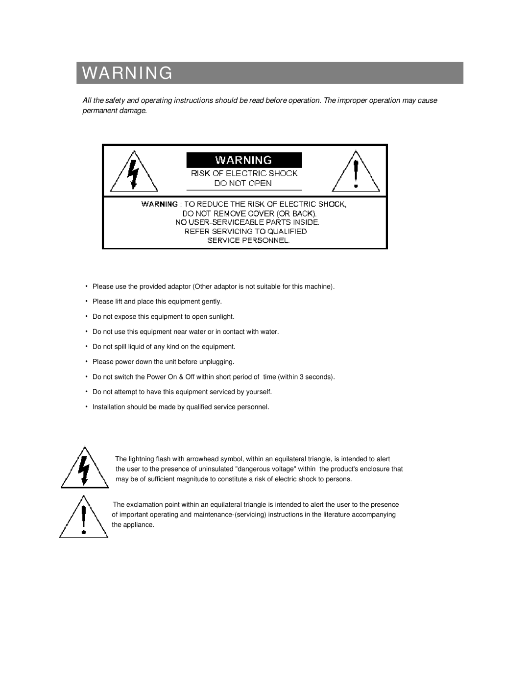 Maxtor 777 W V1.0 user manual 