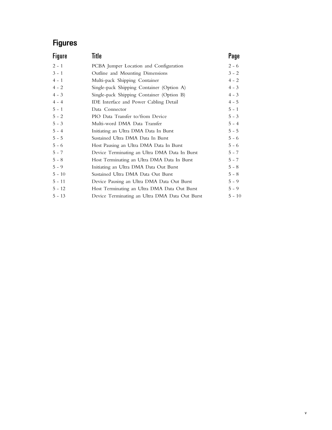 Maxtor 98196H8, 96147H6 specifications Figures 