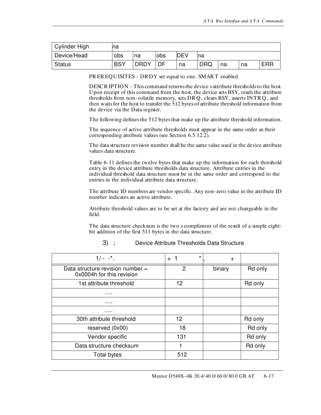 Maxtor D540X-4K manual $VGUQTOCV 2 binary 