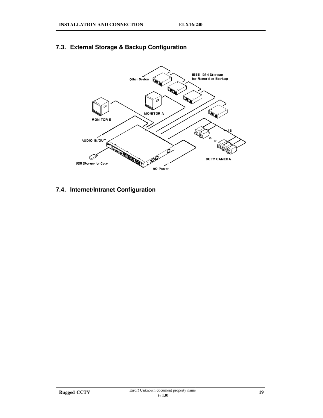 Maxtor ELX16-240 manual Installation and Connection 