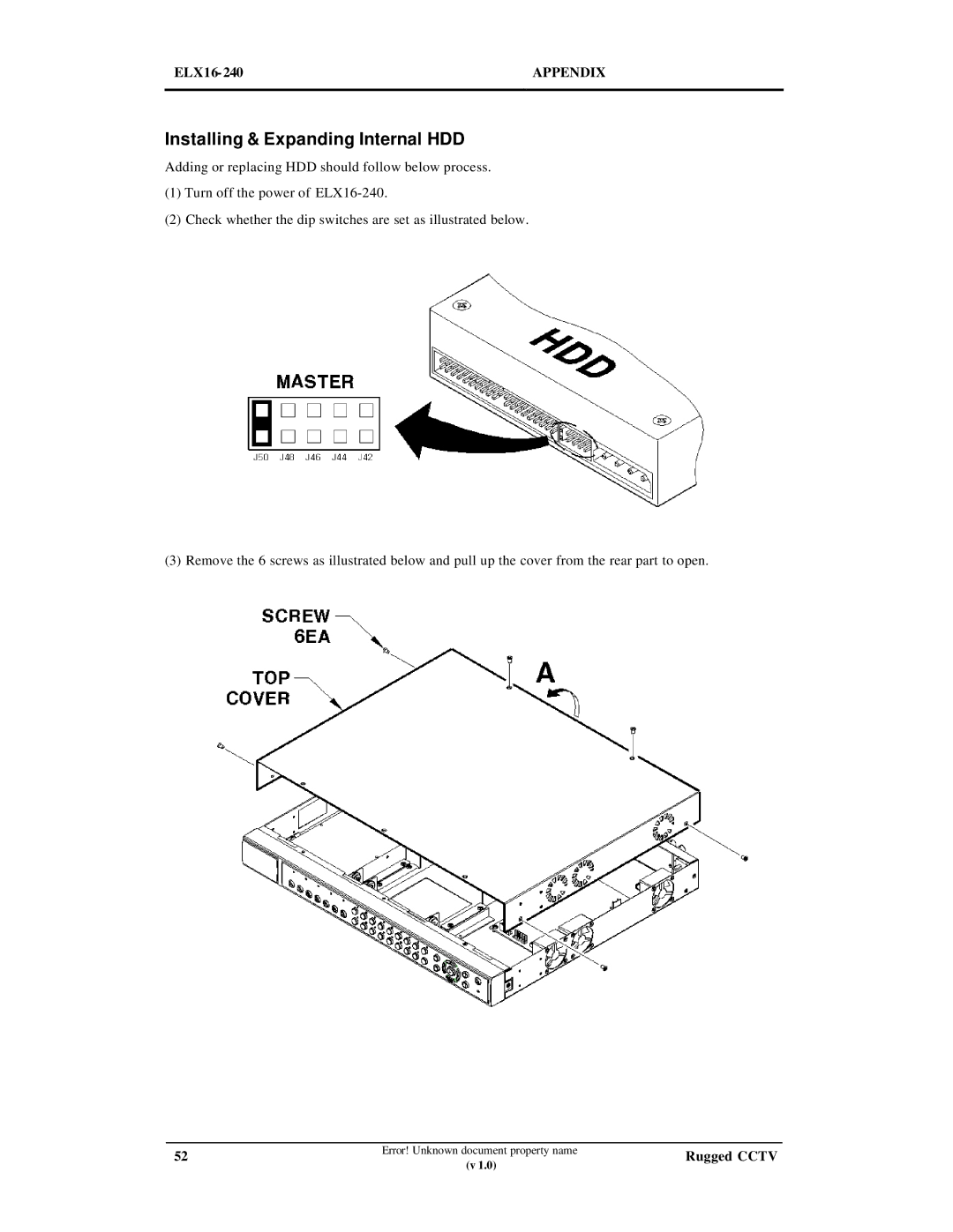 Maxtor ELX16-240 manual Installing & Expanding Internal HDD 