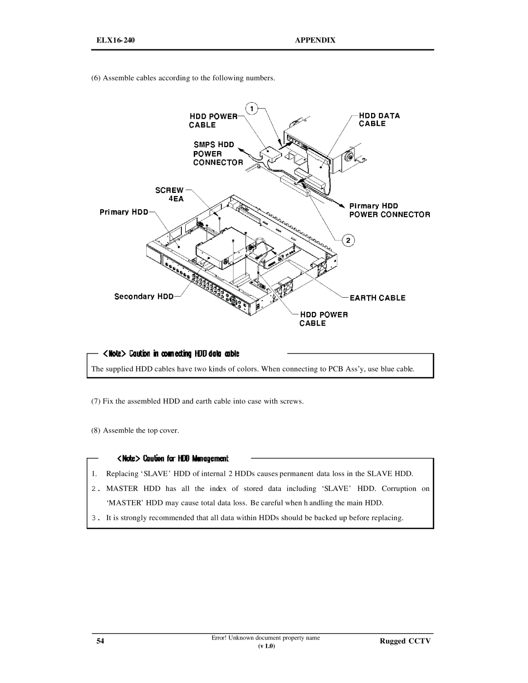 Maxtor ELX16-240 manual Appendix 