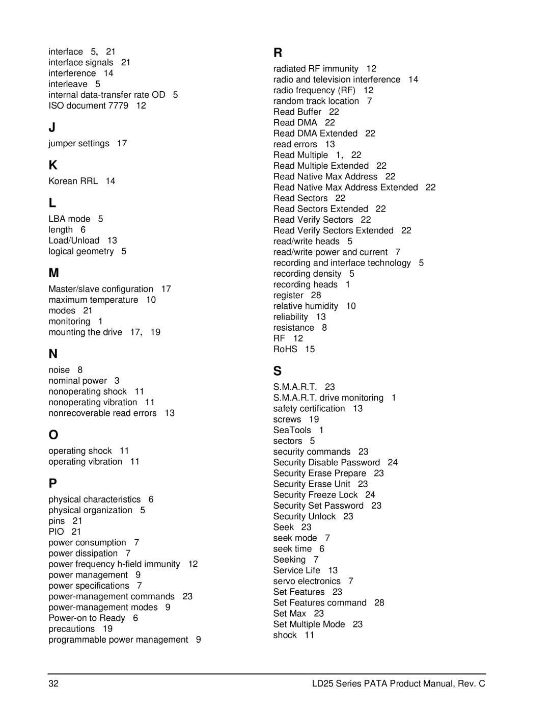 Maxtor LD25 Series manual 