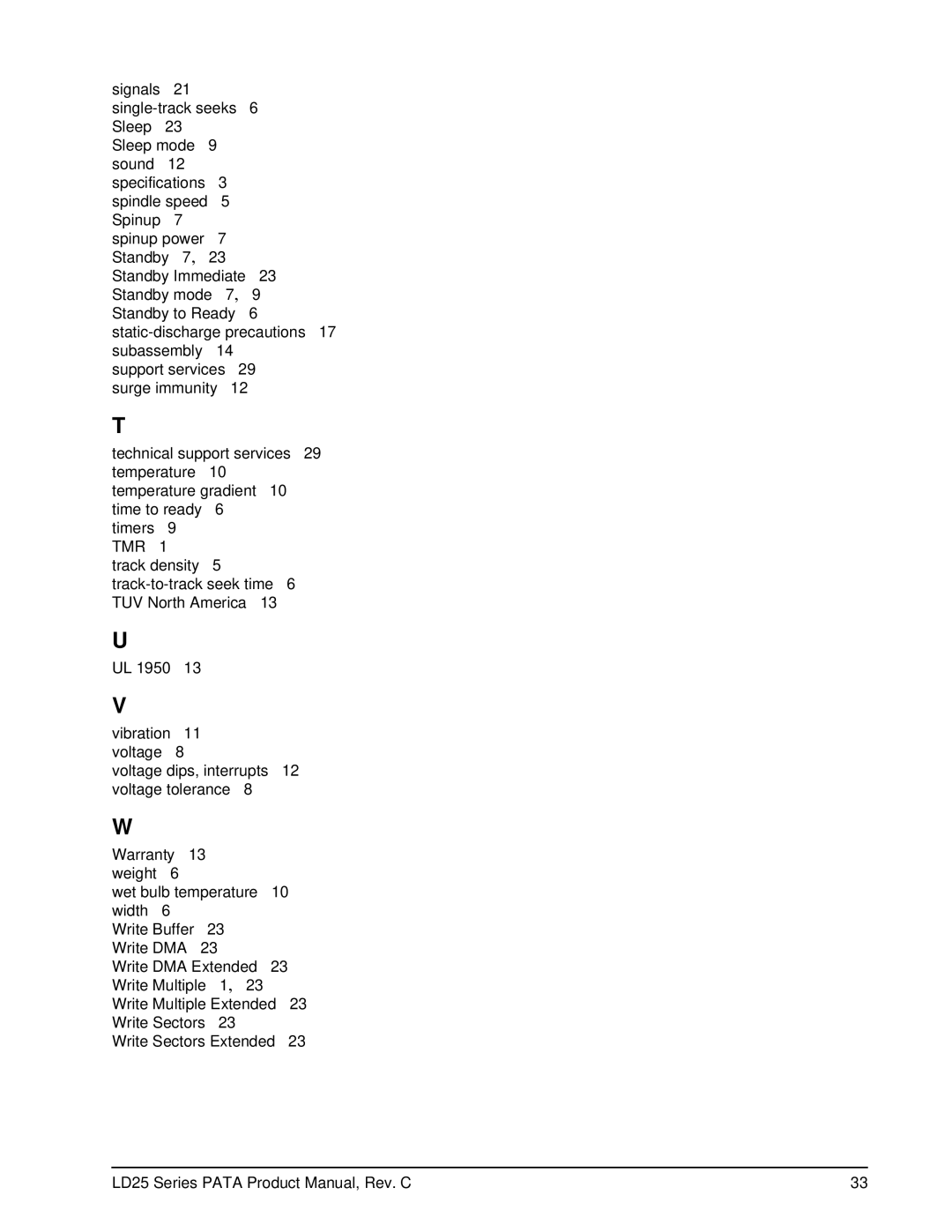 Maxtor LD25 Series manual 