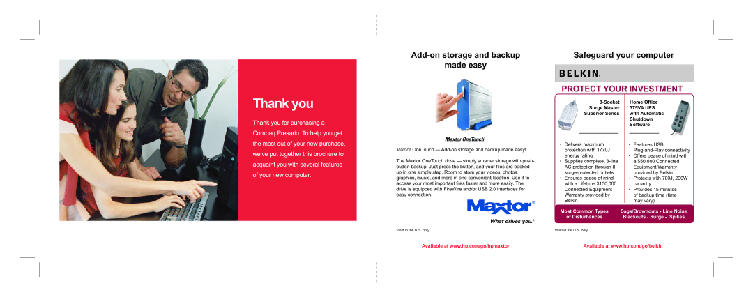 Maxtor MIL-S8TA brochure Thank you for purchasing a, Most Common Types Disturbances 
