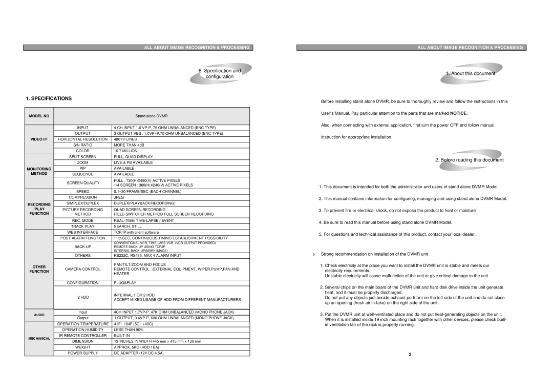 Maxtor pmn user manual Specifications 