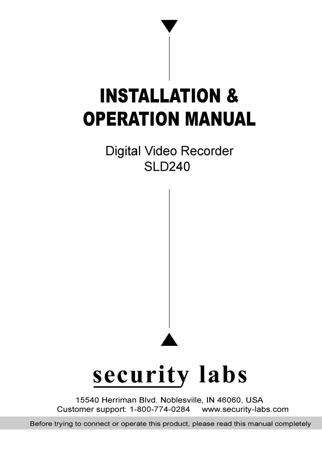 Maxtor SLD240 operation manual Installation 