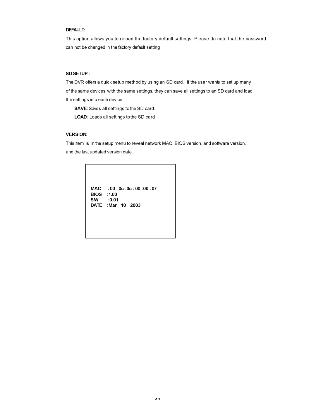 Maxtor SLD240 operation manual MAC 00 0c 0c 00 00 Bios Date Mar 10 