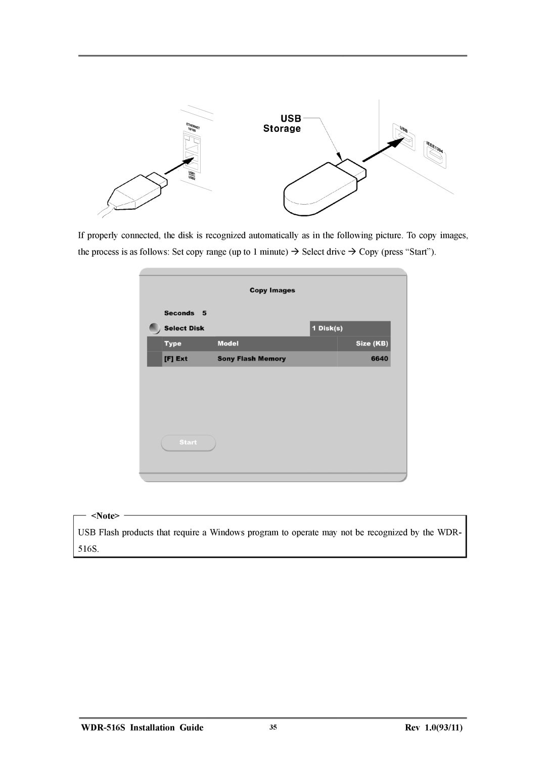 Maxtor manual WDR-516S Installation Guide Rev 1.093/11 