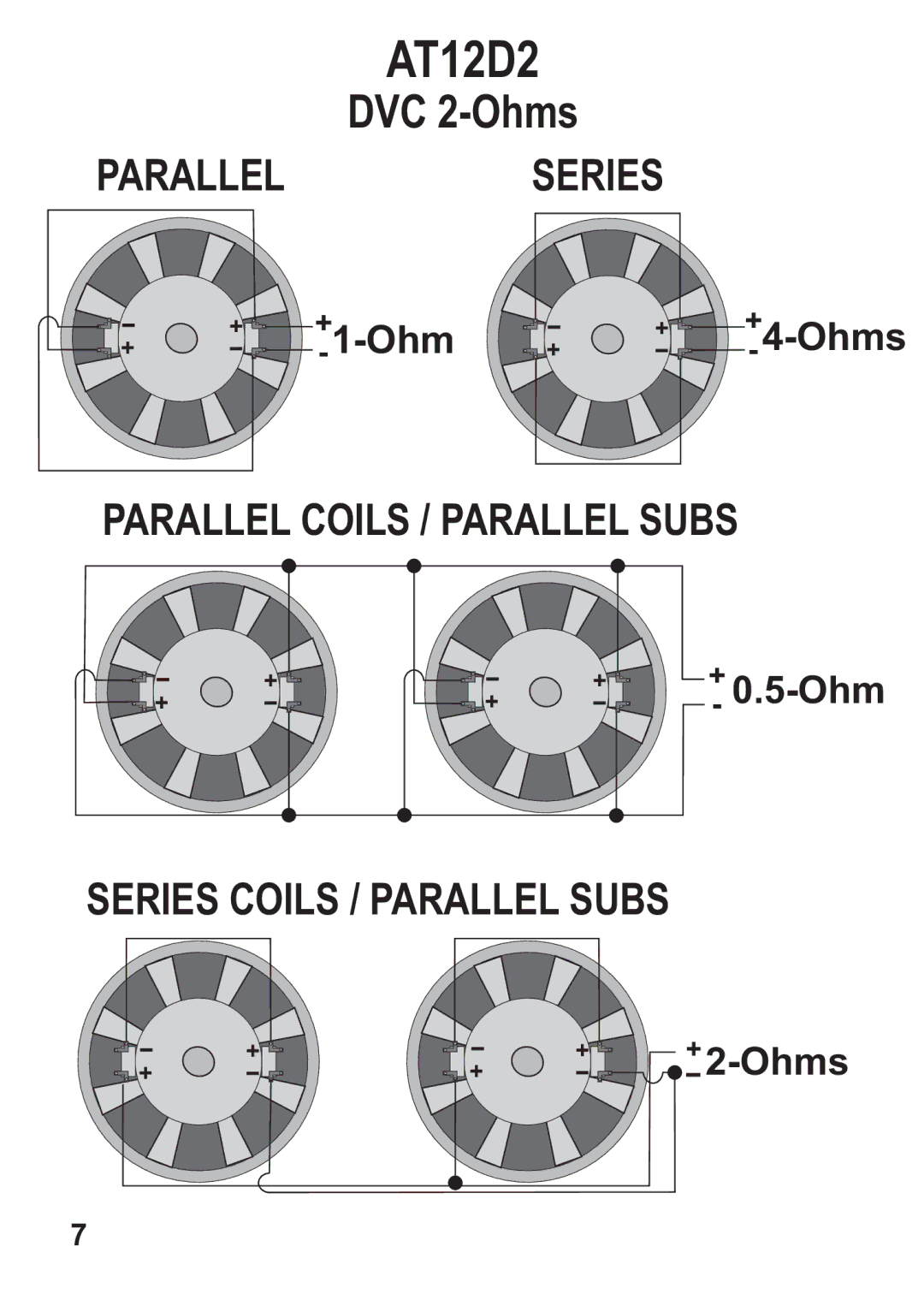 Maxxsonics AT12D4, AT12S4 manual AT12D2 