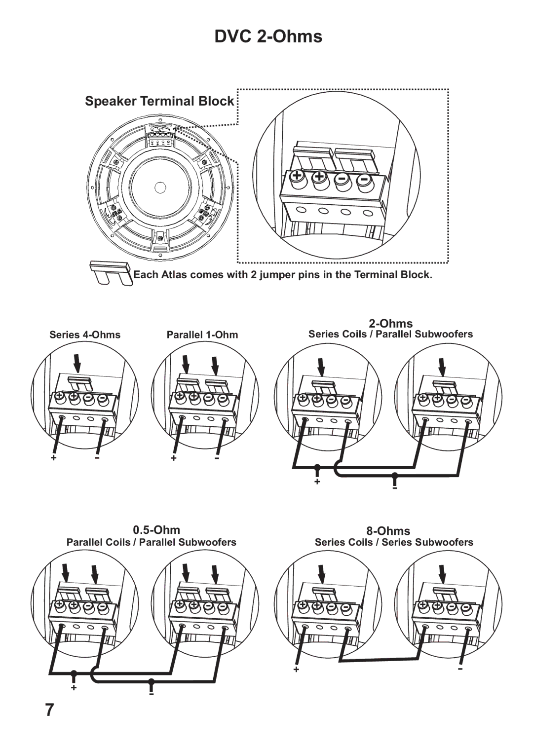 Maxxsonics ATL1202, ATL1204 manual DVC 2-Ohms 